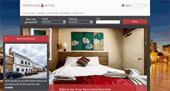 Desktop Screenshot of dockside-hotel.co.uk