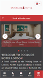 Mobile Screenshot of dockside-hotel.co.uk